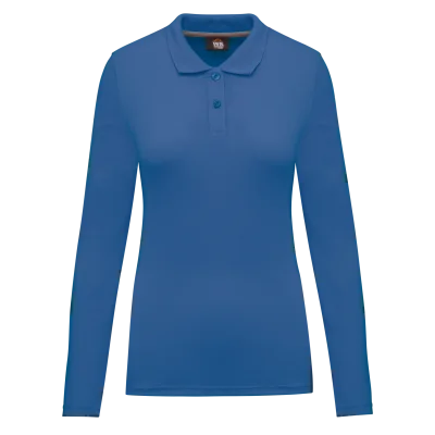 Polo manches longues femme