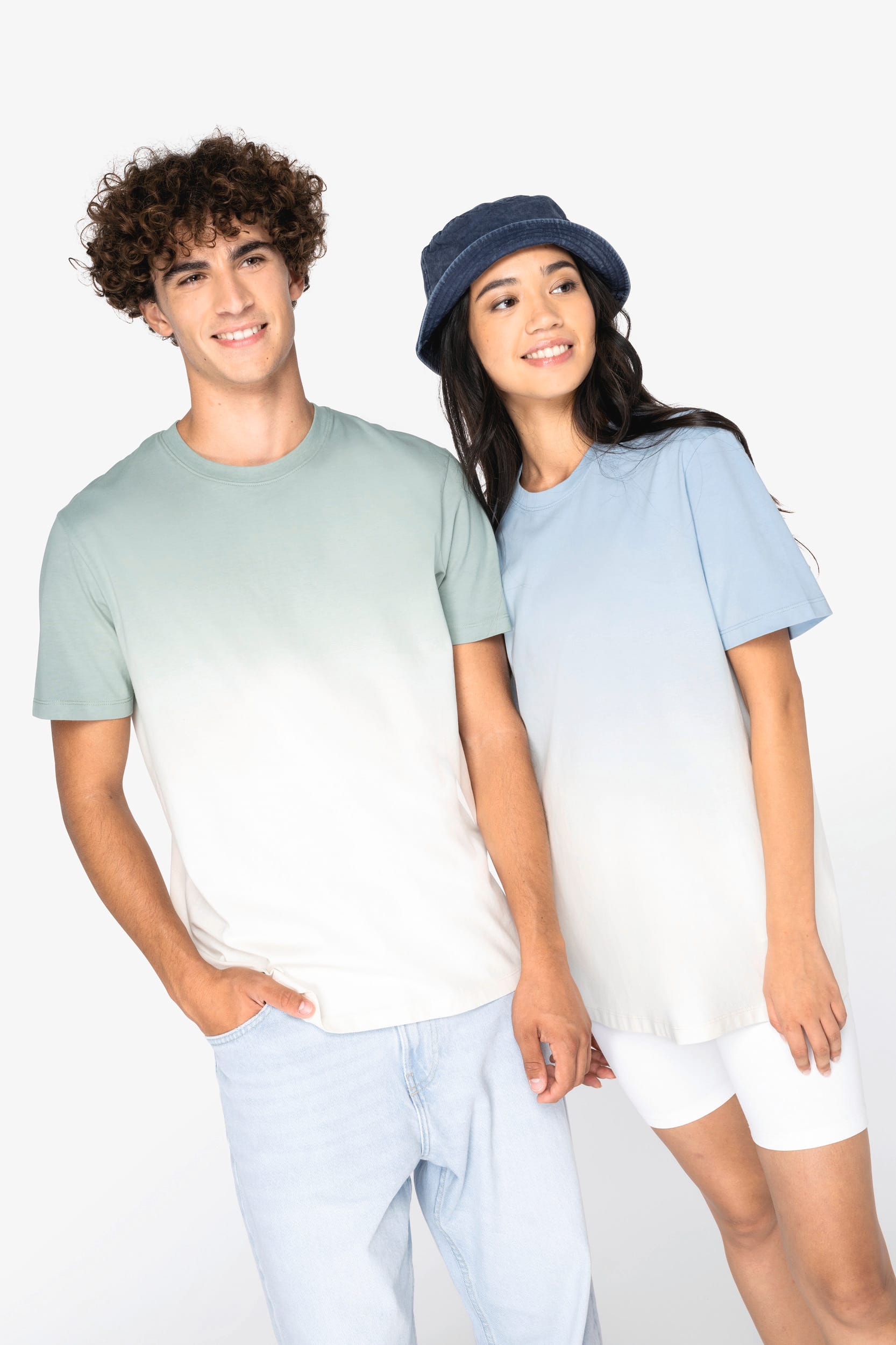 T-shirt écoresponsable Dip Dye unisexe