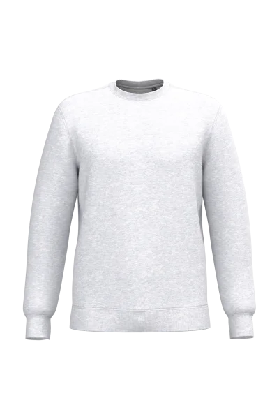 Sweat-shirt recyclé col rond unisexe