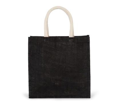 Sac style cabas en toile de jute - grand modèle