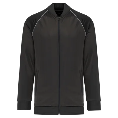 Veste de survêtement zippée avec liseré unisexe