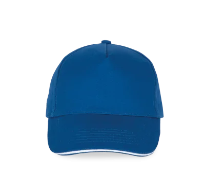 Casquette avec sandwich contrasté - 5 panneaux