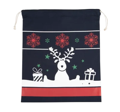 Sac avec cordon motifs de Noël