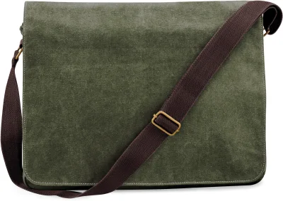 Sac courrier vintage en toile