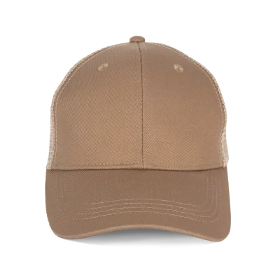 Casquette trucker écoresponsable 6 panneaux unisexe