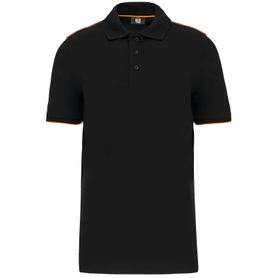 Polo Day To Day contrasté manches courtes homme