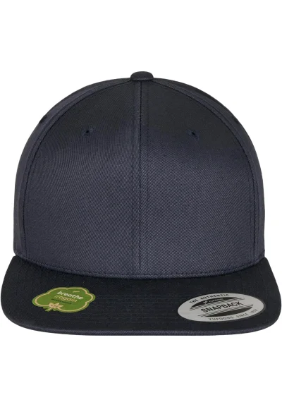 Casquette snapback en coton organique