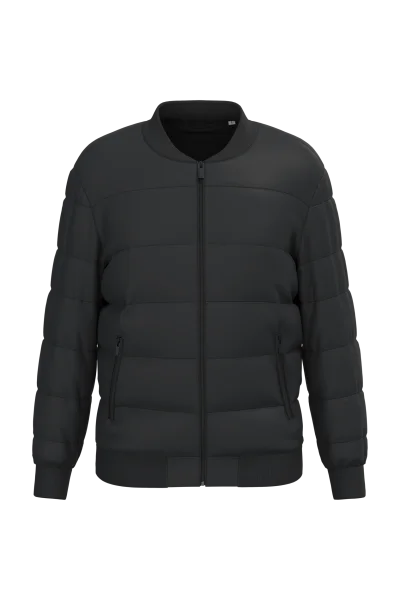 Veste matelassée écoresponsable à col teddy unisexe