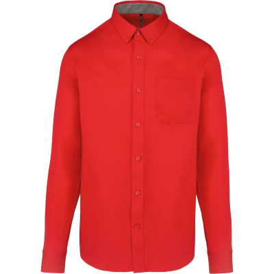 Chemise coton manches longues Nevada homme