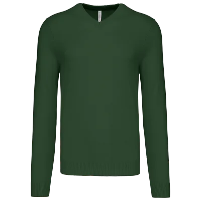 Pull col V homme