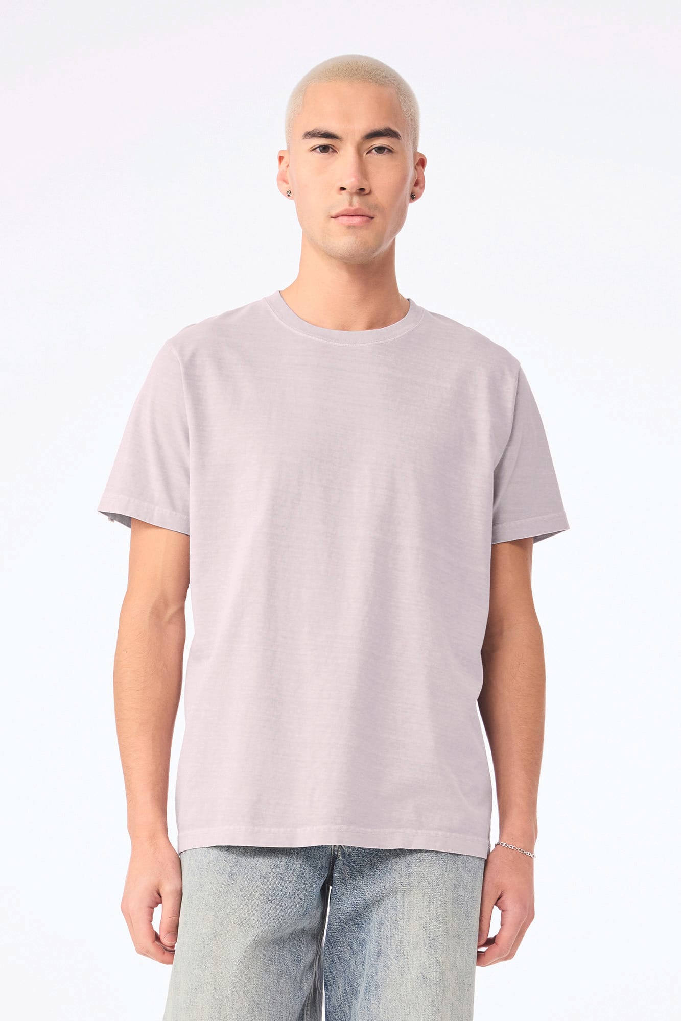 T-shirt délavé épais unisexe