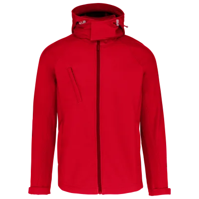Veste softshell à capuche amovible homme