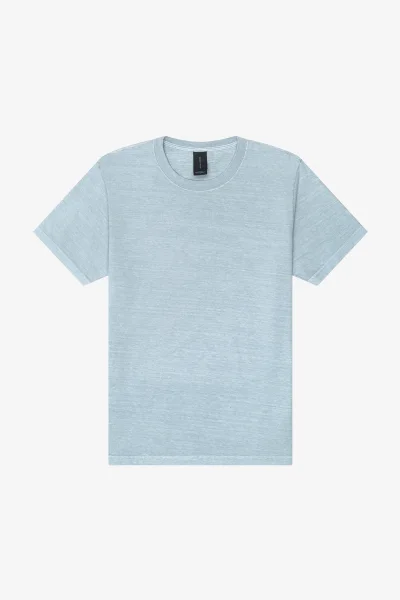 T-shirt délavé épais unisexe