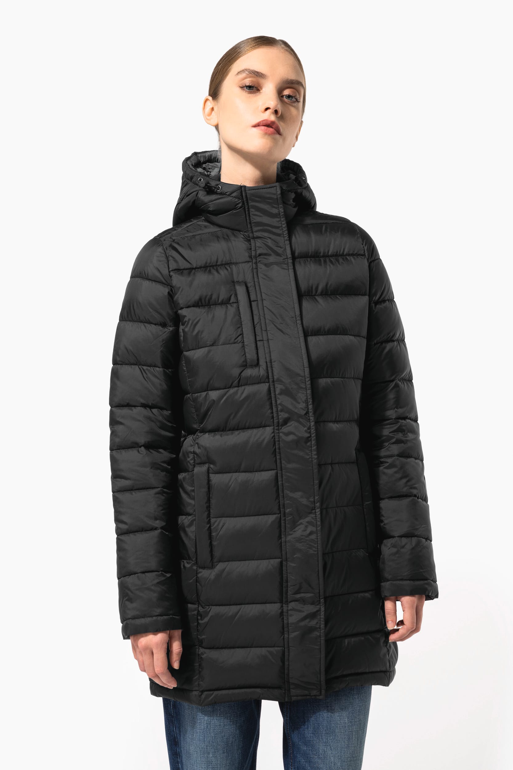 Parka doudoune légère à capuche femme