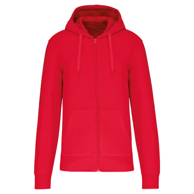 Sweat-shirt écoresponsable zippé à capuche homme