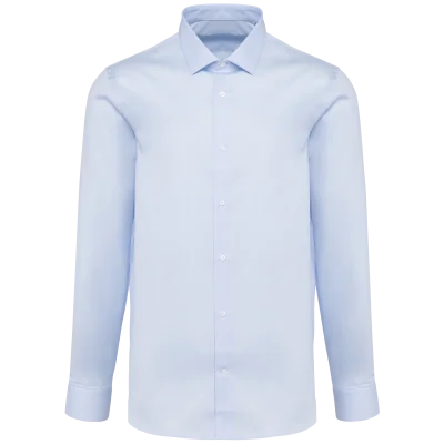 Chemise popeline manches longues homme