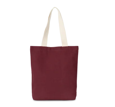 Sac shopping recyclé à fond plat