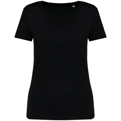 T-shirt écoresponsable col V femme