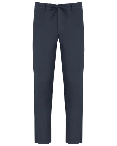 Pantalon délavé en lin homme