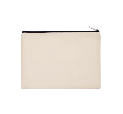 Pochette en coton canvas - grand modèle