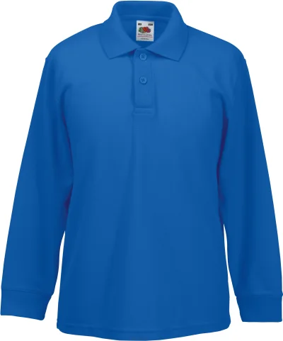 Polo enfant 65/35 manches longues
