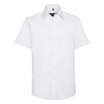 Chemise oxford cintrée manches courtes homme