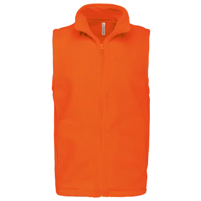 Bodywarmer micropolaire homme