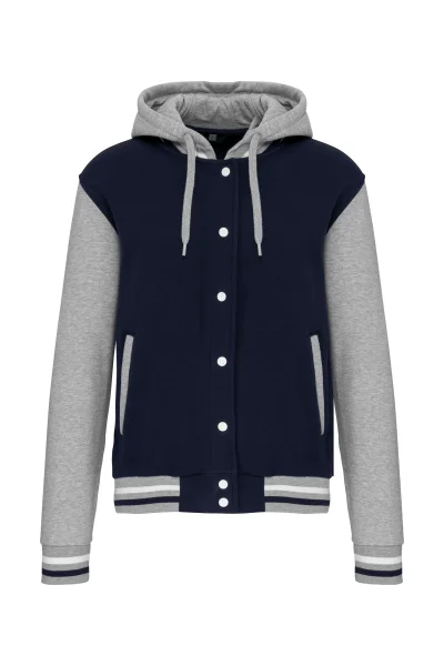 Blouson Teddy à capuche unisexe