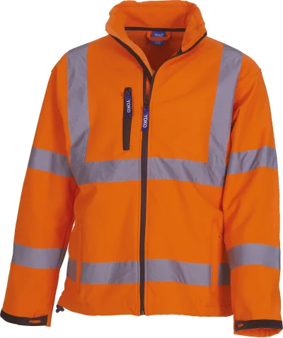 Veste softshell haute visibilité