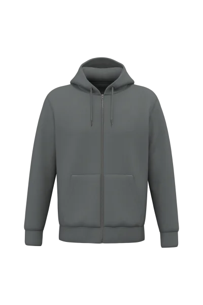 Sweat-shirt écoresponsable zippé à capuche unisexe