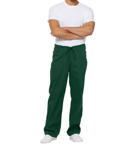 Pantalon à cordon de serrage à taille standard unisexe