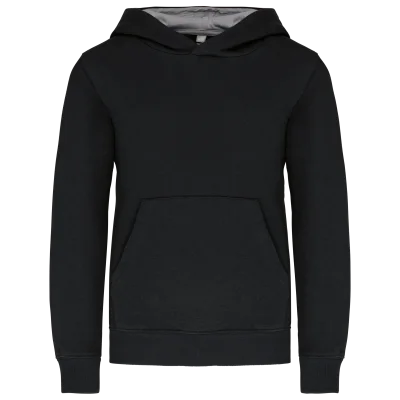Sweat-shirt capuche contrastée enfant