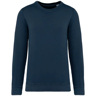 Sweat-shirt écoresponsable à col rond French Terry unisexe