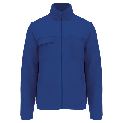 Veste polaire manches amovibles homme