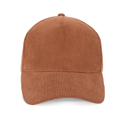 Casquette 5 panneaux en velours