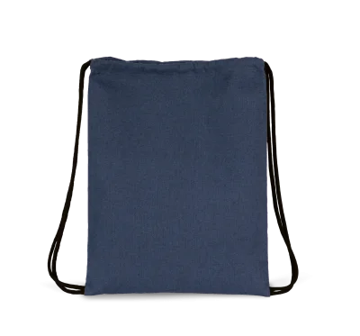Sac à dos recyclé à cordon coulissant