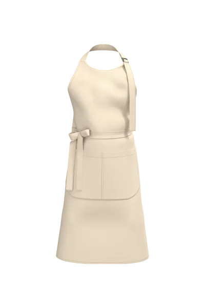 Tablier avec poche en coton Bio