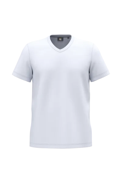 T-shirt écoresponsable col V antibactérien homme