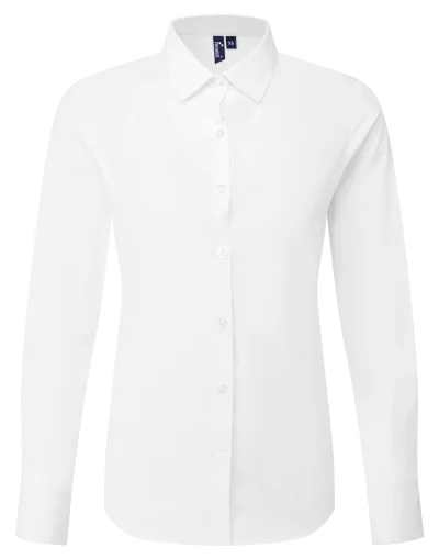 Chemise popeline RECYCLIGHT à manches longues pour femme