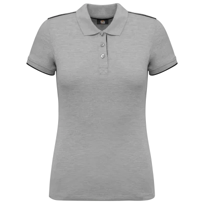 Polo Day To Day contrasté manches courtes femme