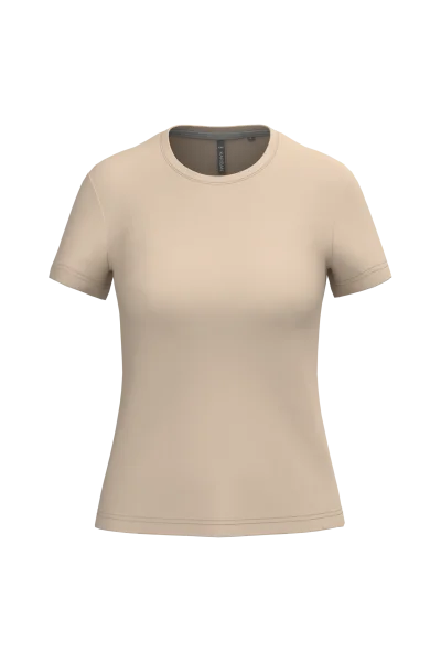T-shirt col rond manches courtes femme
