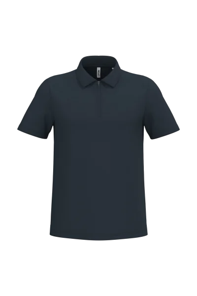 Polo de sport col 1/4 zip homme