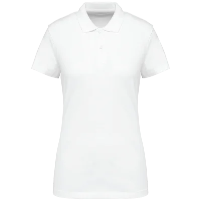 Polo Supima® manches courtes femme