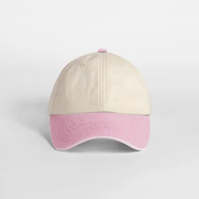 Casquette vintage compacte visière contrastée