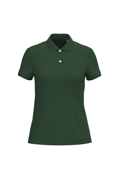 Polo écoresponsable maille piquée femme