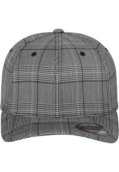 Casquette motif prince de galles