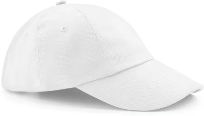 Casquette profil bas en coton drill - 6 panneaux