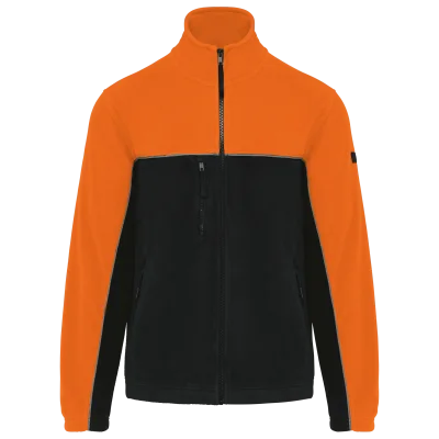 Veste micropolaire bicolore écoresponsable unisexe