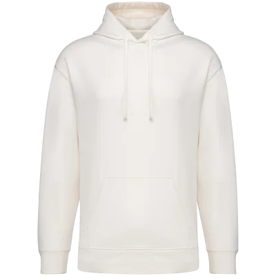 Sweat-shirt écoresponsable à capuche à épaules tombantes French Terry unisexe