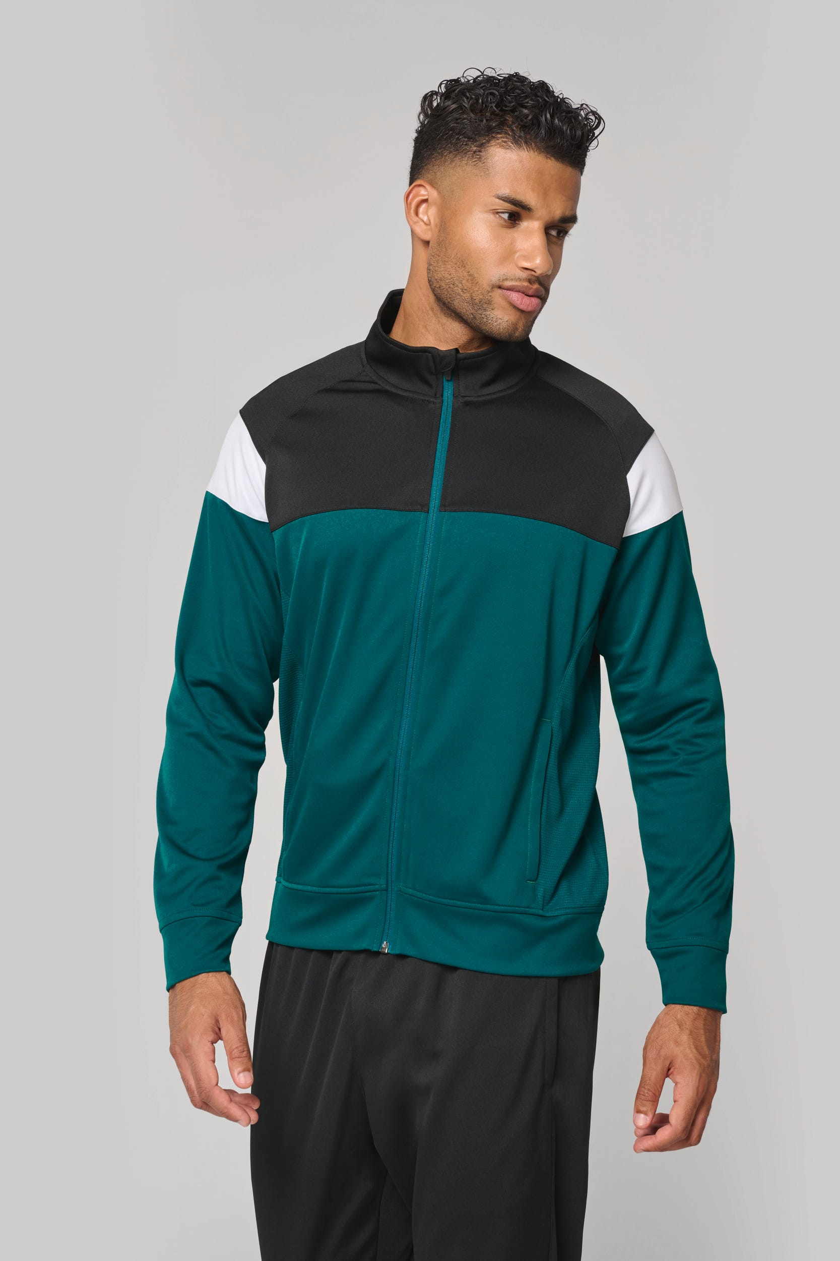 Veste de survêtement zippée unisexe